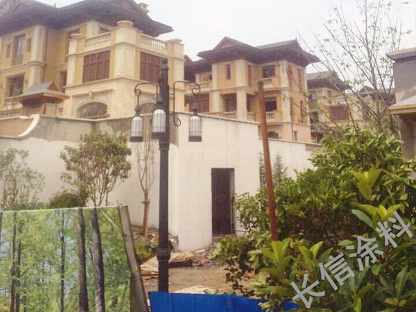 河南郑州 思念果岭别墅群 质感涂料